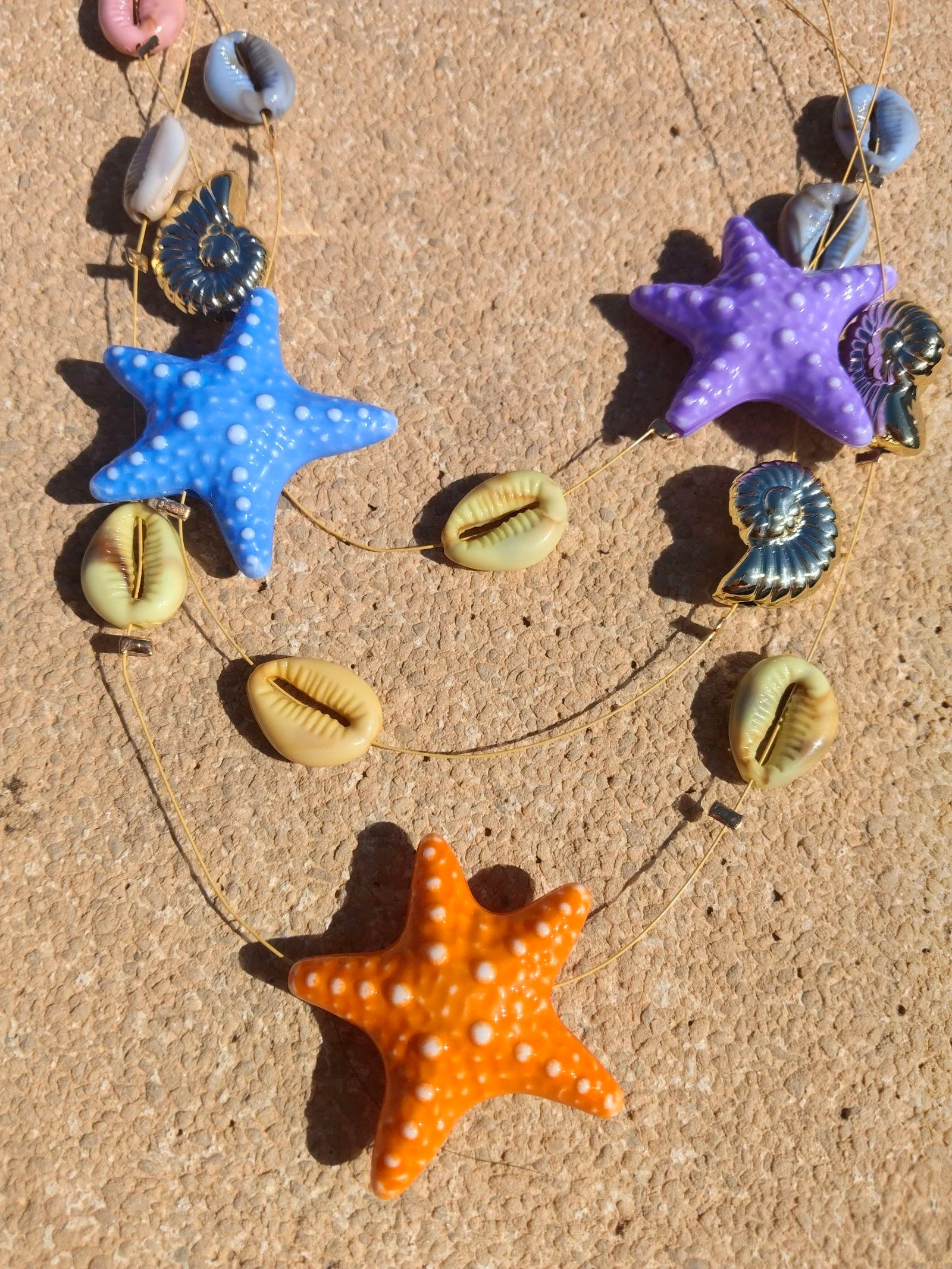 Colar com contas de verão 🐚⭐ – photo 2